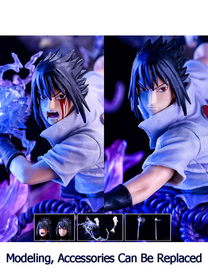 Naruto action figure, Sasuke anime model statue ornament