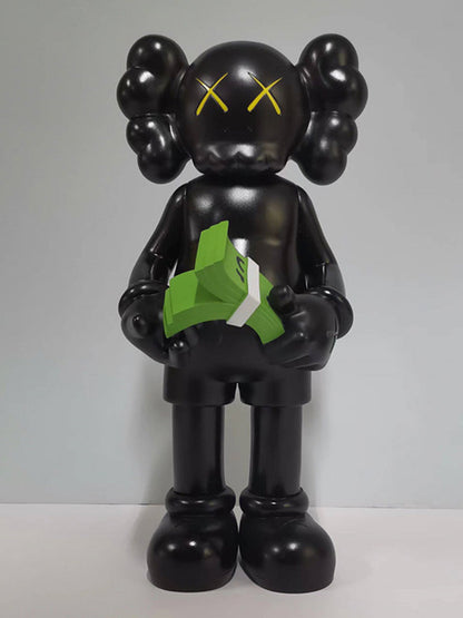 Kaws Sesame Street Counting Money Character Statue Model Handmade Ornaments