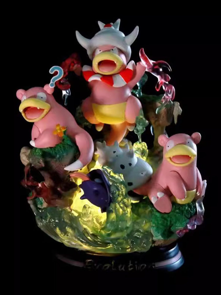 Pokémon Slowpoke Anime Peripheral Model Statue Ornaments