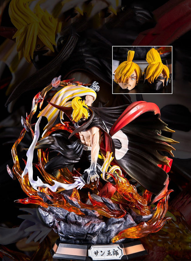 One Piece Sanji figure luminous figure anime model statue ornaments