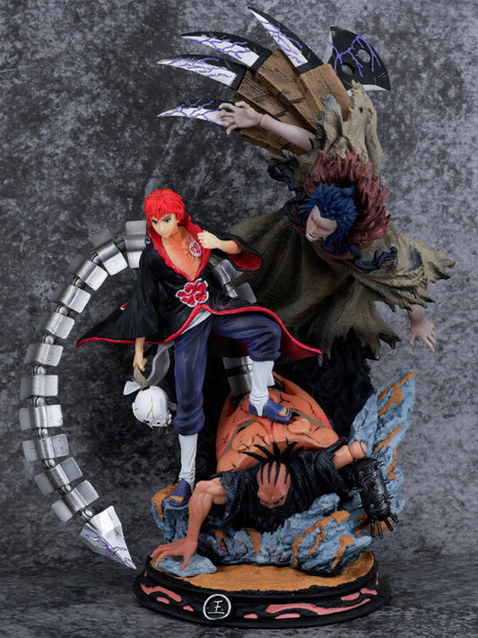 Naruto action figure Akatsuki series Scorpion action figure anime model statue ornaments