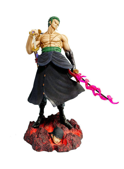 One Piece Figure Carrying a Sword Zoro 7 Figure Anime Model Statue Ornament