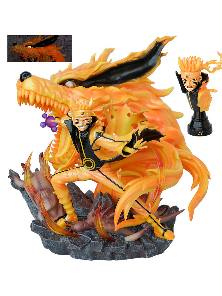 Naruto action figure Yu Jiu Lama Naruto anime model statue ornaments