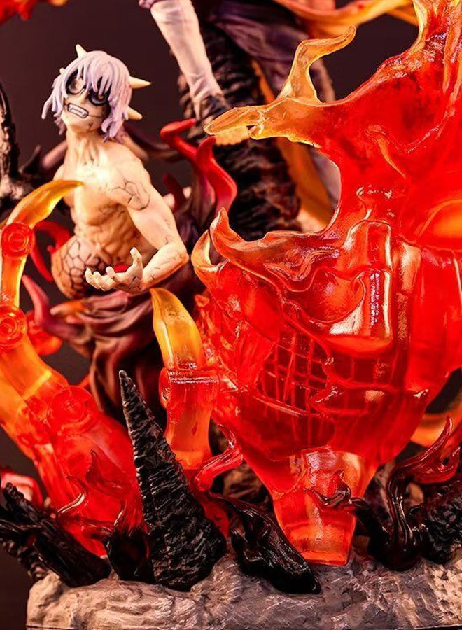 Naruto action figure, burning wind itachi anime model statue ornament