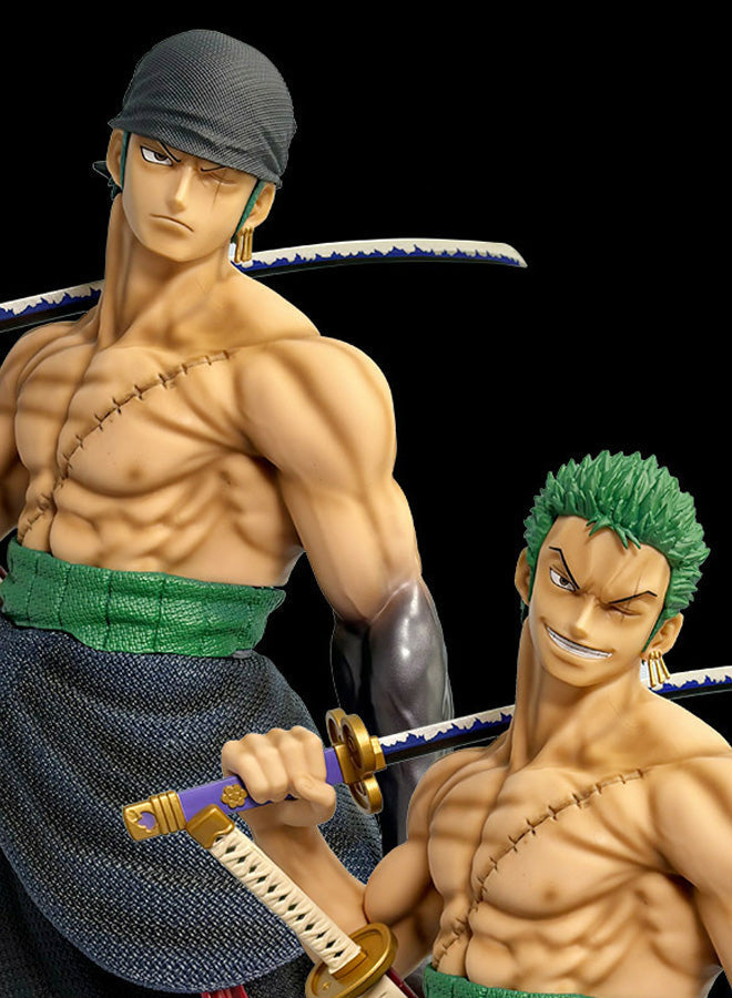 One Piece Figure Carrying a Sword Zoro 7 Figure Anime Model Statue Ornament