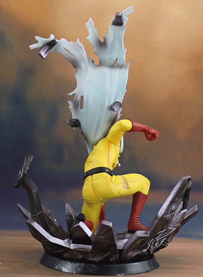 One Punch Man Figure Saitama Bald Cape Anime Model Statue Ornament