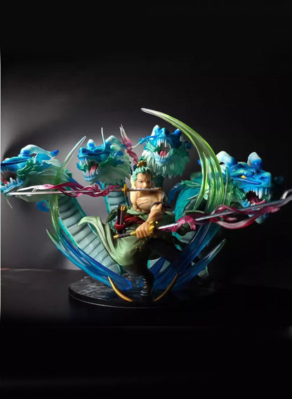 King of Thieves handpiece four-headed dragon Solon handpiece anime model statue ornaments