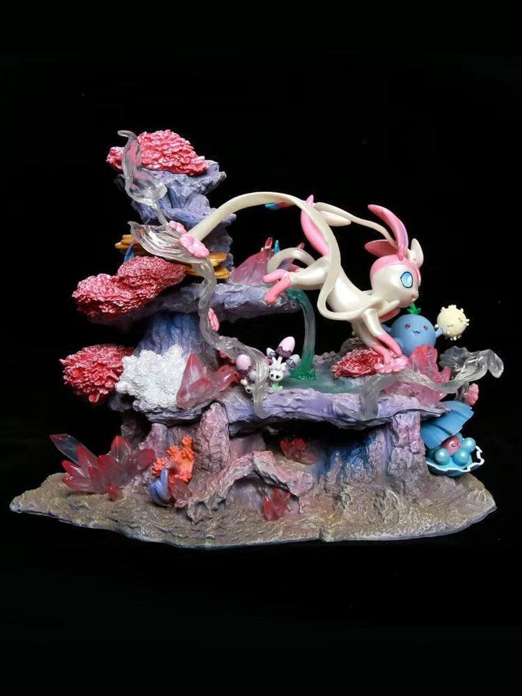 Pokémon Hand Ibrahimovic Island Anime Peripheral Model Statue Ornaments