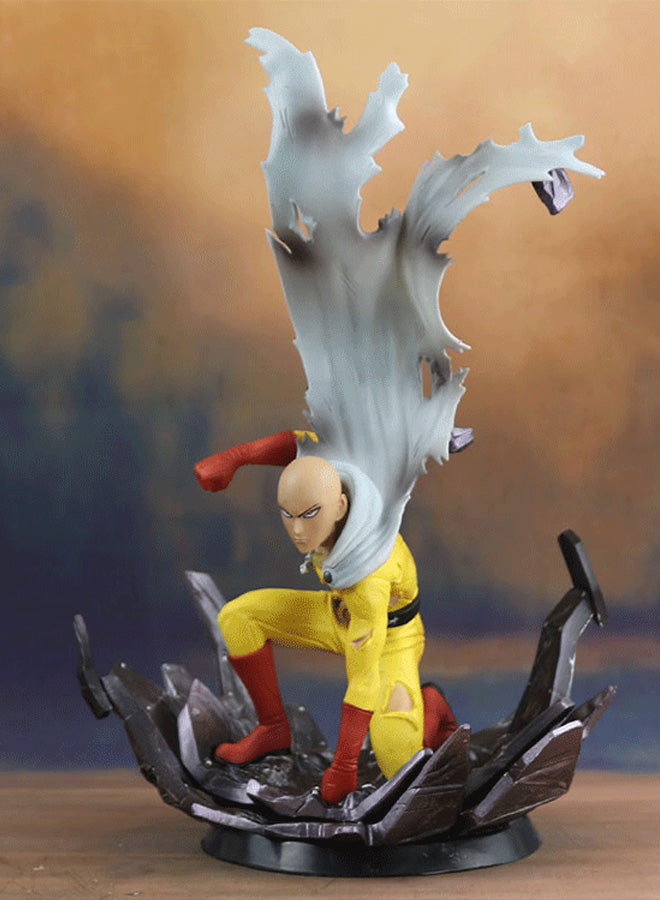 One Punch Man Figure Saitama Bald Cape Anime Model Statue Ornament