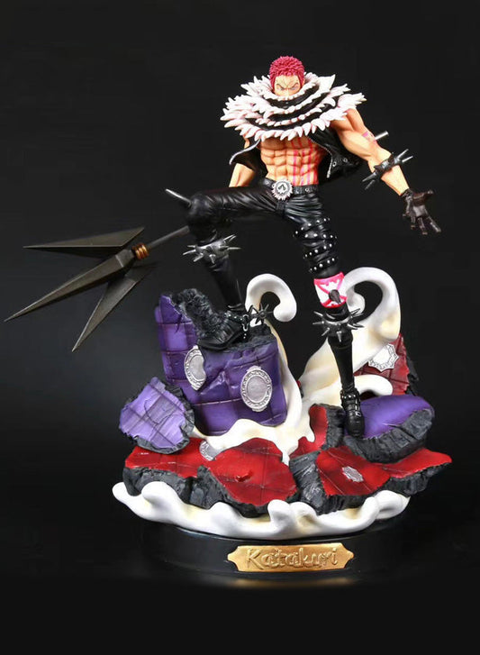 One Piece Figure Dessert Three Generals Katakuri Figure Anime Model Statue Ornaments