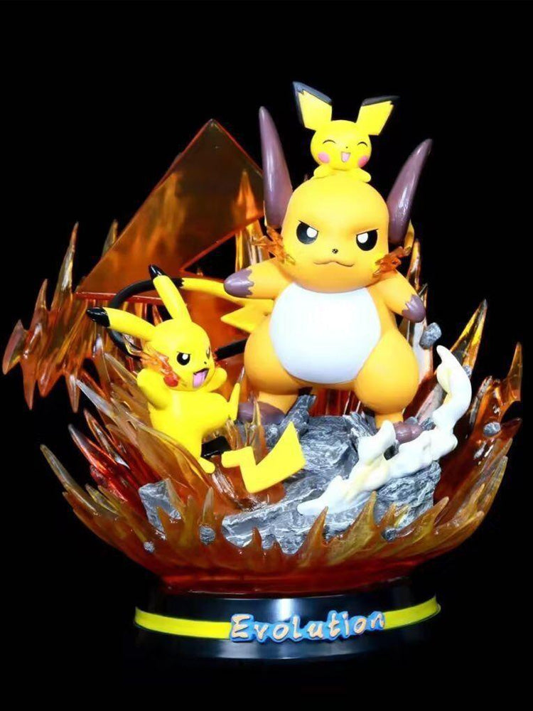 Pokémon Grenade Super Pikachu Anime Peripheral Model Statue Ornaments