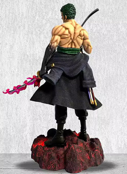 One Piece Figure Carrying a Sword Zoro 7 Figure Anime Model Statue Ornament