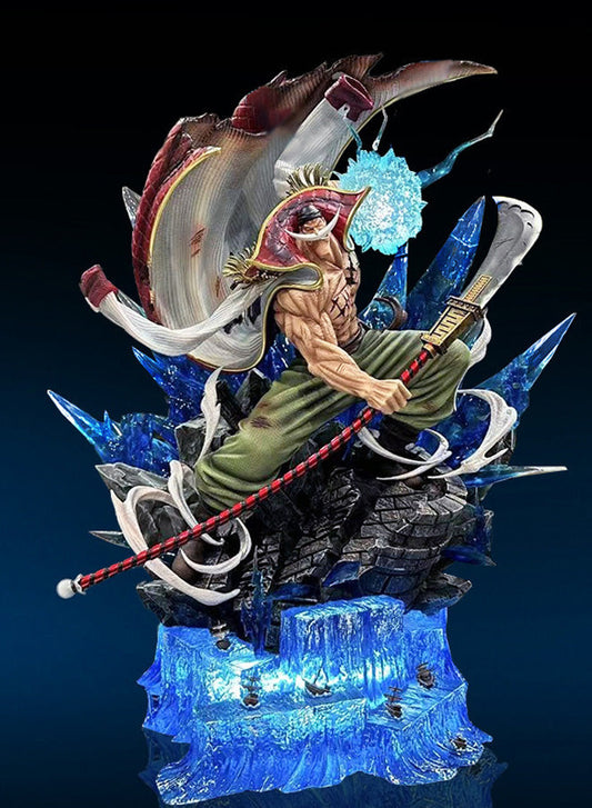 One Piece Four Emperors Whitebeard Anime Model Statue Ornaments