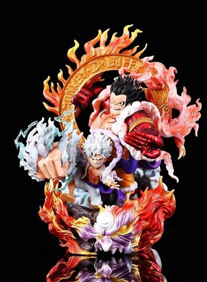 One Piece Luffy Nika form anime figure