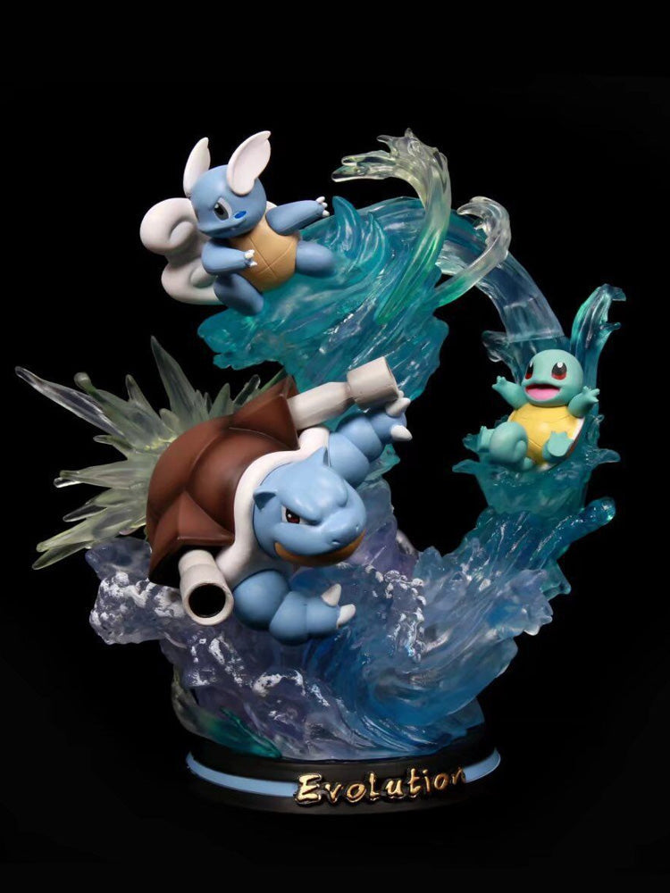 Pokémon Squirtle Blastoise Anime Peripheral Model Statue Ornaments