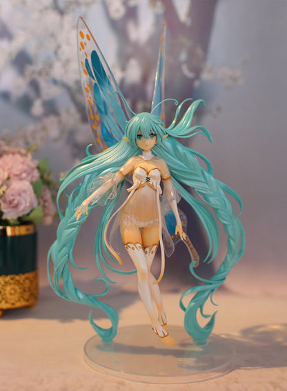 Hatsune Miku Butterfly Princess Anime Model Statue Ornament