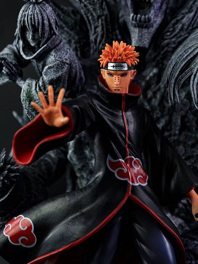 Naruto action figure Six Paths Pain Akatsuki organization action figure anime model statue ornaments